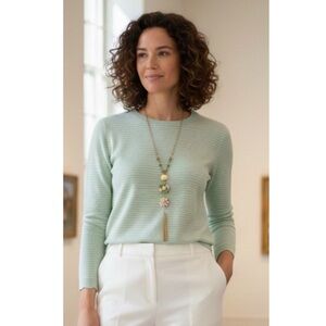 J. McLaughlin Cashmere Blend Sweater Tee